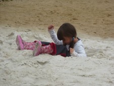 To jsem si udělala moc velkej ďolík na bobek